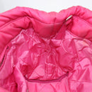 PRADA Hand Bag Nylon Pink Silver Auth 206524A-21