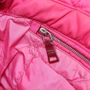 PRADA Hand Bag Nylon Pink Silver Auth 206524A-22