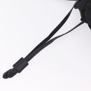 PRADA Tote Bag Nylon Black Gold Auth 206537-14