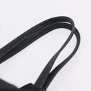 PRADA Tote Bag Nylon Black Gold Auth 206537-8