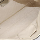 GUCCI GG Canvas Web Sherry Line Hand Bag Beige Gold 269894 Auth 206539A-19