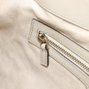 GUCCI GG Canvas Web Sherry Line Hand Bag Beige Gold 269894 Auth 206539A-22
