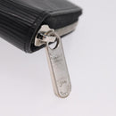 LOUIS VUITTON Epi Zippy Wallet Long Wallet Black M64838 LV Auth 206542A-8