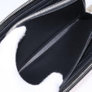 LOUIS VUITTON Epi Zippy Wallet Long Wallet Black M64838 LV Auth 206542A-21