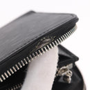 LOUIS VUITTON Epi Zippy Wallet Long Wallet Black M64838 LV Auth 206542A-9