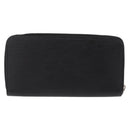 LOUIS VUITTON Epi Zippy Wallet Long Wallet Black M64838 LV Auth 206542A-2