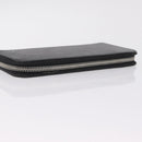 LOUIS VUITTON Epi Zippy Wallet Long Wallet Black M64838 LV Auth 206542A-5