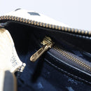 MCM Logogram Vicetos Hand Bag PVC Leather 2way White Gold Auth 206543A-26