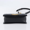 CHANEL Boy Chanel Matelasse Chain Bag Caviar Skin Black Gold CC Auth 206546SAM-11