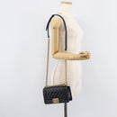 CHANEL Boy Chanel Matelasse Chain Bag Caviar Skin Black Gold CC Auth 206546SAM-28