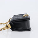CHANEL Boy Chanel Matelasse Chain Bag Caviar Skin Black Gold CC Auth 206546SAM-5