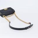 CHANEL Boy Chanel Matelasse Chain Bag Caviar Skin Black Gold CC Auth 206546SAM-7
