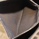 FENDI Zucca Canvas Vanity Hand Bag Black Brown Auth 206549A-25