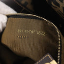 FENDI Zucca Canvas Vanity Hand Bag Black Brown Auth 206549A-25