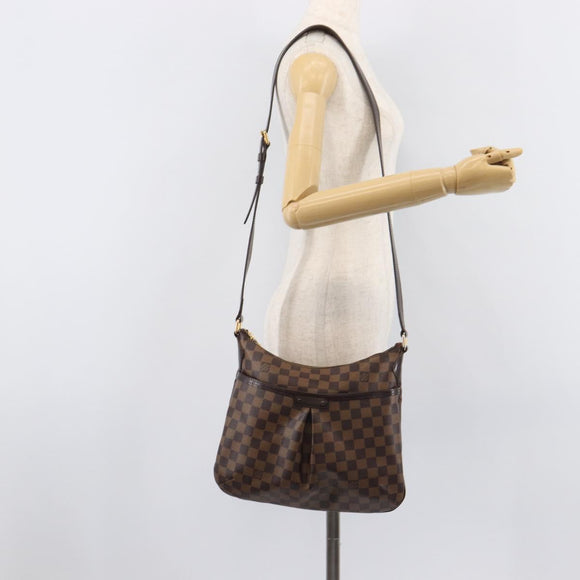 LOUIS VUITTON Damier Ebene Bloomsbury PM Shoulder Bag N42251 LV Auth 206550A