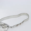 Christian Dior Canage Hand Bag Leather 2way Silver Auth 206553V-11