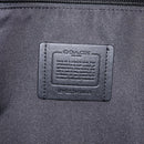 Coach Tote Bag Leather Bordeaux Silver Auth 206555A-18