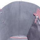 Coach Tote Bag Leather Bordeaux Silver Auth 206555A-21