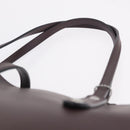 Coach Tote Bag Leather Bordeaux Silver Auth 206555A-8