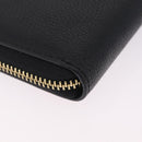 Coach Long Wallet Leather Auth 206558A-10