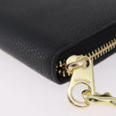 Coach Long Wallet Leather Auth 206558A-11