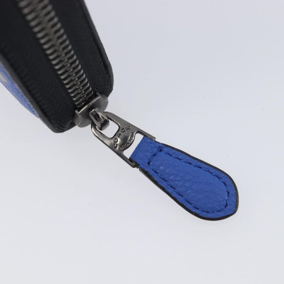 Coach Signature Long Wallet Leather Auth 206559A
