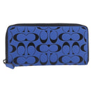 Coach Signature Long Wallet Leather Auth 206559A-13