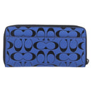 Coach Signature Long Wallet Leather Auth 206559A-3