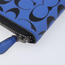 Coach Signature Long Wallet Leather Auth 206559A-9