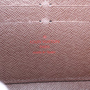 LOUIS VUITTON Damier Ebene Zippy Wallet Long Wallet N41661 LV Auth 206561-21