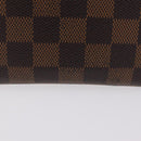 LOUIS VUITTON Damier Ebene Zippy Wallet Long Wallet N41661 LV Auth 206561-3