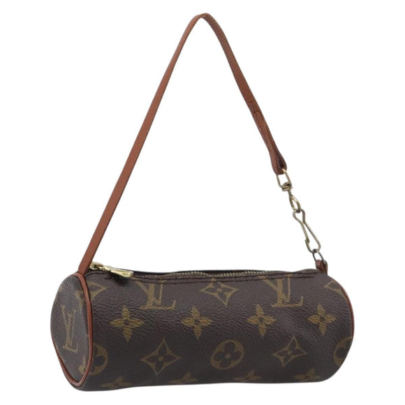 LOUIS VUITTON Monogram Papillon Pouch LV Auth 206562