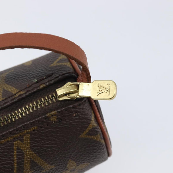 LOUIS VUITTON Monogram Papillon Pouch LV Auth 206562