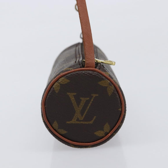 LOUIS VUITTON Monogram Papillon Pouch LV Auth 206562