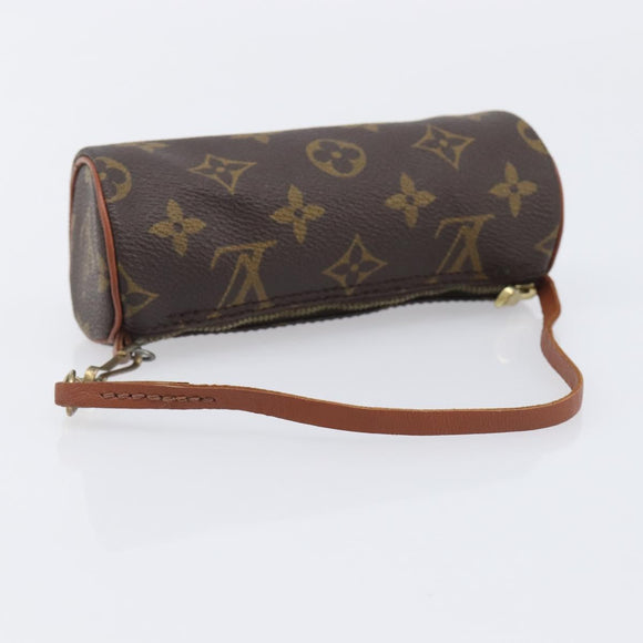 LOUIS VUITTON Monogram Papillon Pouch LV Auth 206562