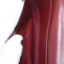 Cartier Billfold Leather Bordeaux Gold Auth 206564A-11
