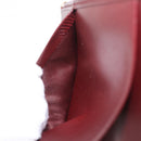 Cartier Billfold Leather Bordeaux Gold Auth 206564A-18