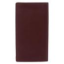 Cartier Billfold Leather Bordeaux Gold Auth 206564A-2