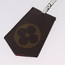 LOUIS VUITTON Monogram Cloche Kure Key Holder Brown White M67849 LV Auth 206565M-14