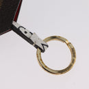 LOUIS VUITTON Monogram Cloche Kure Key Holder Brown White M67849 LV Auth 206565M-9