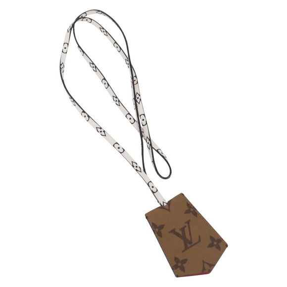 LOUIS VUITTON Monogram Cloche Kure Key Holder Brown White M67849 LV Auth 206565M