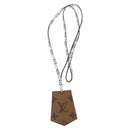 LOUIS VUITTON Monogram Cloche Kure Key Holder Brown White M67849 LV Auth 206565M-13
