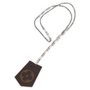 LOUIS VUITTON Monogram Cloche Kure Key Holder Brown White M67849 LV Auth 206565M-8