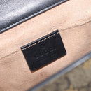 GUCCI GG Supreme Padlock Chain Shoulder Bag PVC Beige Gold 409487 Auth 206567-21
