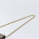 GUCCI GG Supreme Padlock Chain Shoulder Bag PVC Beige Gold 409487 Auth 206567-8