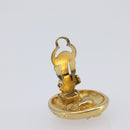 CHANEL Earring Metal Gold CC Auth 206568M-10