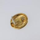 CHANEL Earring Metal Gold CC Auth 206568M-11
