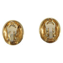 CHANEL Earring Metal Gold CC Auth 206568M-3