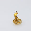 CHANEL Earring Metal Gold CC Auth 206568M-5