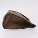 GUCCI GG Supreme Web Sherry Line Clutch Bag PVC Beige Gold 89 01 033 Auth 206572-4